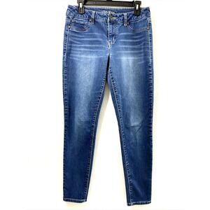 Maurice Jeans Womens M R 29" W Medium Wash Denim Skinny Stretch Mid Rise‎